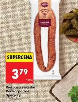Biedronka Kiełbasa swojska Kraina Wędlin oferta
