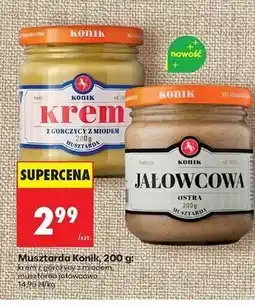 Biedronka Krem z gorczycy miodem Konik oferta