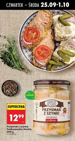 Biedronka Przysmak z szynki Podkarpackie Skarby oferta