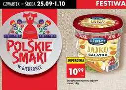 Biedronka Sałataka warzywna z jajkiem Lisner oferta