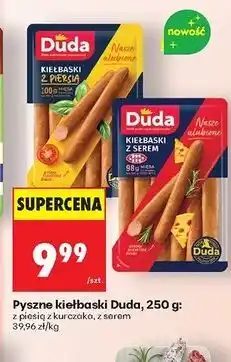 Biedronka Kiełbaski z serem Silesia Duda oferta