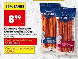Biedronka Kabanosy drobiowo-wieprzowe Kraina Wędlin oferta