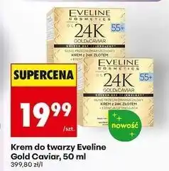 Biedronka Krem do twarzy na noc 55+ Eveline 24K Gold & Caviar oferta