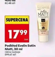 Biedronka Podkład do twarzy 4w1 202 vanilla Eveline Satin Matt oferta