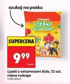 Biedronka Lizak z witaminami sokiem owocowym paw patrol Pharmasis oferta