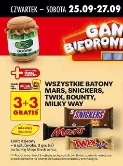 Biedronka Baton Milky Way oferta
