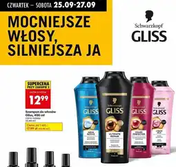Biedronka Szampon do włosów Gliss Kur Aqua Revive oferta