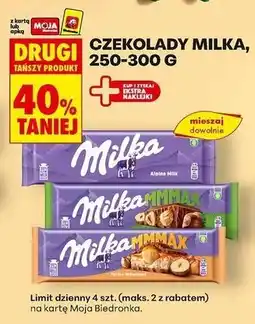 Biedronka Czekolada whole hazelnuts Milka Mmmax oferta