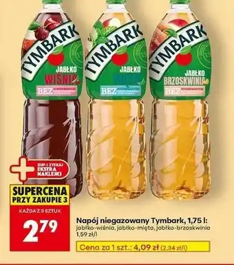 Biedronka Napój jabłko-brzoskwinia Tymbark oferta