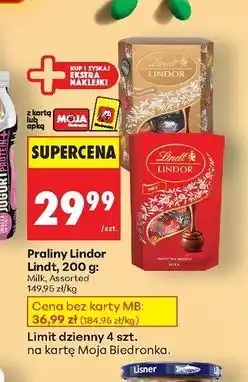 Biedronka Bombonierka assorted Lindt Lindor oferta