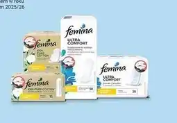 Biedronka Podpaski normal Femina Pure oferta