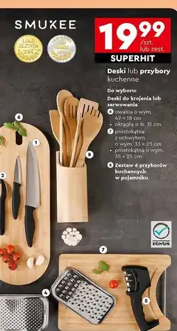 Biedronka Przybory kuchenne w stojaku Smukee oferta