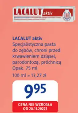 dm drogerie markt LACALUT aktiv Specjalistyczna pasta do zębów oferta