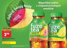 Biedronka Napój black ice tea lemon lemongrass Fuzetea oferta