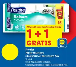 Lidl Floralys Papier toaletowy z balsamem, 3-warstwowy, XXL oferta