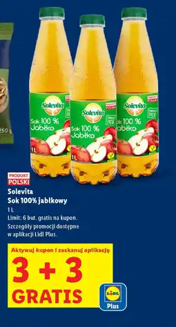 Lidl Solevita Sok 100% jabłkowy oferta