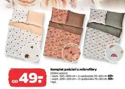 Netto Komplet pościeli z mikrofibry 200 x 220 cm + 2x 70 80 oferta