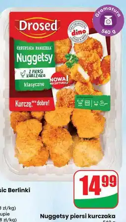 Dino Nuggetsy z piersi kurczaka Drosed oferta