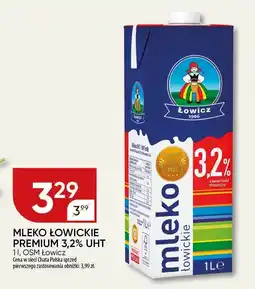 Chata Polska Mleko Łowickie Premium 3,2% UHT 1l OSM Łowicz oferta