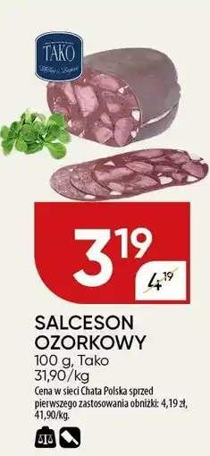 Chata Polska Salceson ozorkowy 100g Tako oferta