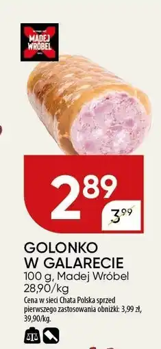 Chata Polska Golonko w galarecie 100g Madej Wróbel oferta