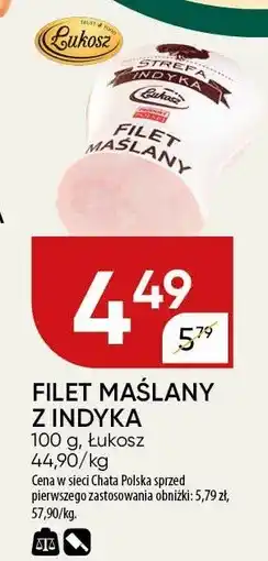 Chata Polska Filet maślany z indyka 100g Łukosz oferta