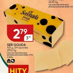 Chata Polska Ser gouda Serenada 100g Spomlek oferta
