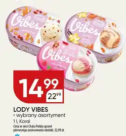 Chata Polska Lody Vibes wybrany asortyment 450 ml Koral oferta