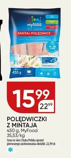 Chata Polska Poledwiczki z mintaja 450 g MyFood oferta