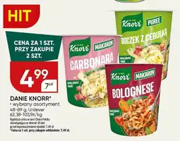 Chata Polska Danie Knorr wybrany asortyment 48-89 g Unilever oferta