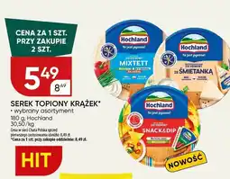 Chata Polska Serek topiony krążek wybrany asortyment 180 g Hochland oferta