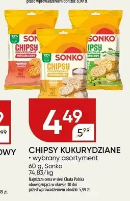 Chata Polska Chipsy kukurydziane Sonko oferta