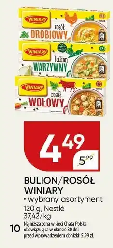 Chata Polska Bulion/rosół Winiary Nestle oferta