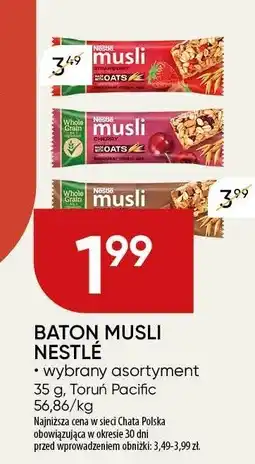 Chata Polska Baton musli Nestle oferta