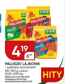 Chata Polska Paluszki Lajkonik Lorenz oferta