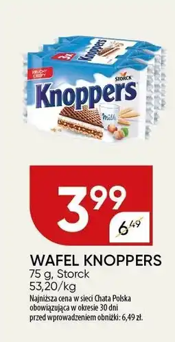 Chata Polska Wafel Knoppers Storck oferta