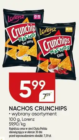 Chata Polska Nachos Crunchips Lorenz oferta