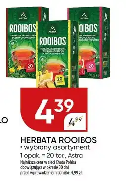Chata Polska Herbata Rooibos wybrany asortyment 1 opak. 20 tor. Astra oferta