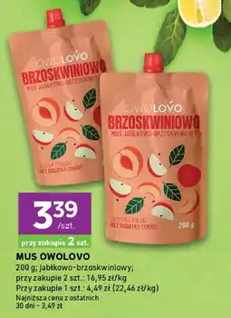 Stokrotka Mus owolovo jabłkowo-brzoskwiniowy oferta