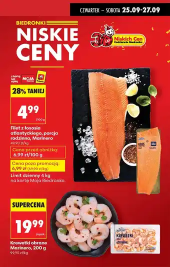 Biedronka Krewetki Marinero oferta