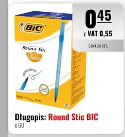 Eurocash Długopis: Round Stic BIC oferta