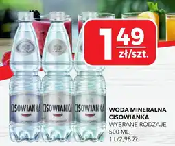 Top Market Woda mineralna cisowianka oferta