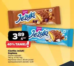 Netto Ciastka Jeżyki Goplana (różne rodzaje) 140 g oferta