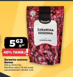 Netto Żurawina suszona Sereno 200 g oferta