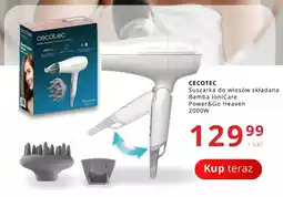 Poczta Polska Cecotec suszarka do włosów składana bamba lonicare power&go heaven oferta