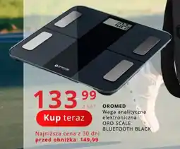 Poczta Polska Oromed waga analityczna elektroniczna oro scale bluetooth black oferta