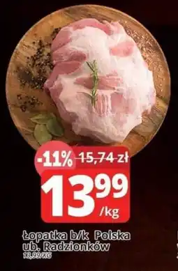 Szyneczka Łopatka b/k Polska ub. Radzionków oferta