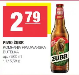 SPAR mini Piwo żubr kompania piwowarska butelka oferta