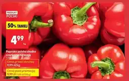 Biedronka Papryka polska słodka czerwona na wagę oferta