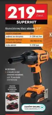 Biedronka Akumulatorowy klucz udarowy 20 V oferta